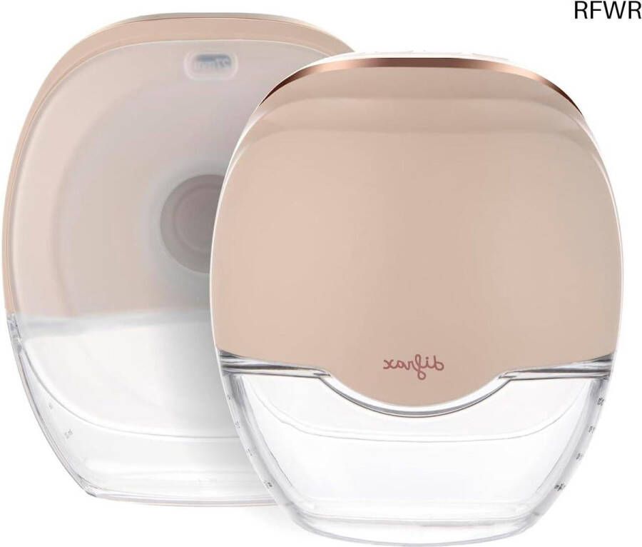 RFWR Handfree elektrische melkpomp Draagbaar en compact met 3 modi en verstelbaar zuigvermogen