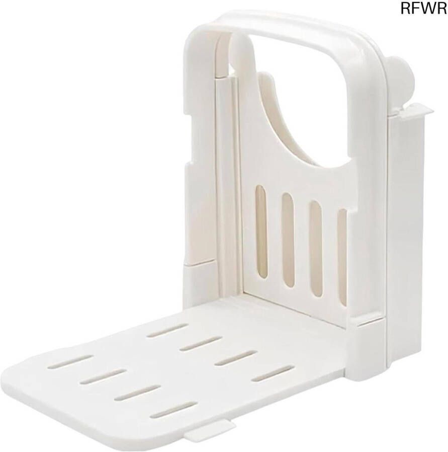 RFWR Handmatige Broodsnijder met Vouwbaar Snijgeleider voor Perfecte Plakjes