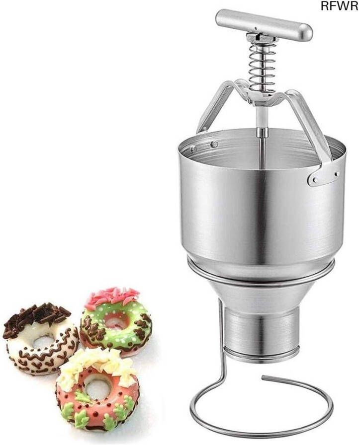 RFWR Handmatige Donutmaker met 6 Instellingen en 5L Capaciteit voor Thuis en Commercieel Gebruik