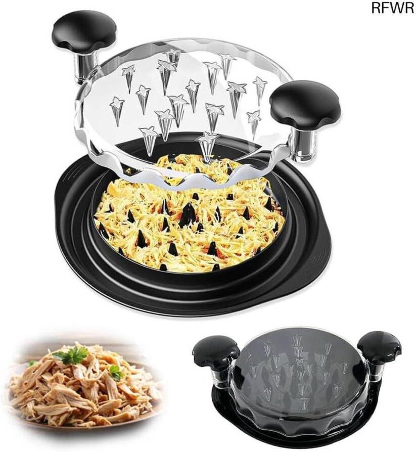 RFWR Handmatige Vleeshakmolen met Ergonomische Handgreep Multifunctioneel Keukengereedschap voor Vlees en Groenten