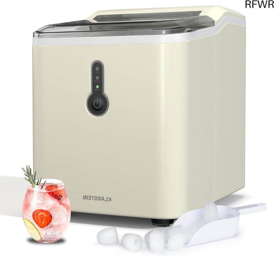 RFWR IJsblokjesmachine 12 kg per dag Compact en draagbaar ideaal voor feestjes