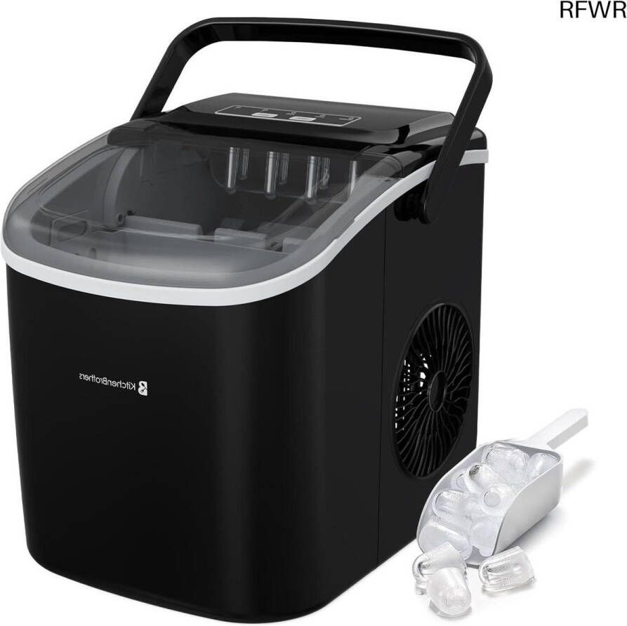 RFWR IJsblokjesmachine Draagbare IJsblokmaker voor Snel IJs binnen 8 Minuten