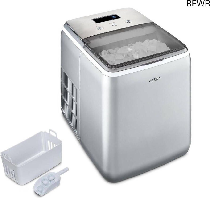 RFWR IJsblokjesmachine met 2 maten ijsblokjes en zelfreinigende functie