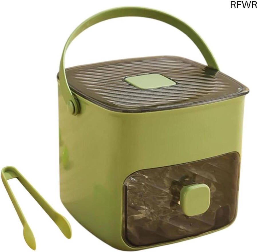 RFWR Ijsblokjesmachine met Lade en 48 Roosters voor Koffiecocktails en Sap