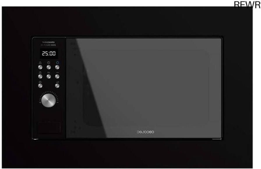 RFWR Ingebouwde Magnetron 20L 700W met Grillfunctie en Keramische Coating Zwart