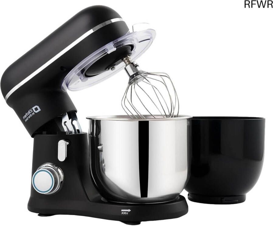 RFWR Keukenmachine met 2 kommen van 3 5 l en 10 snelheden voor efficiënt koken