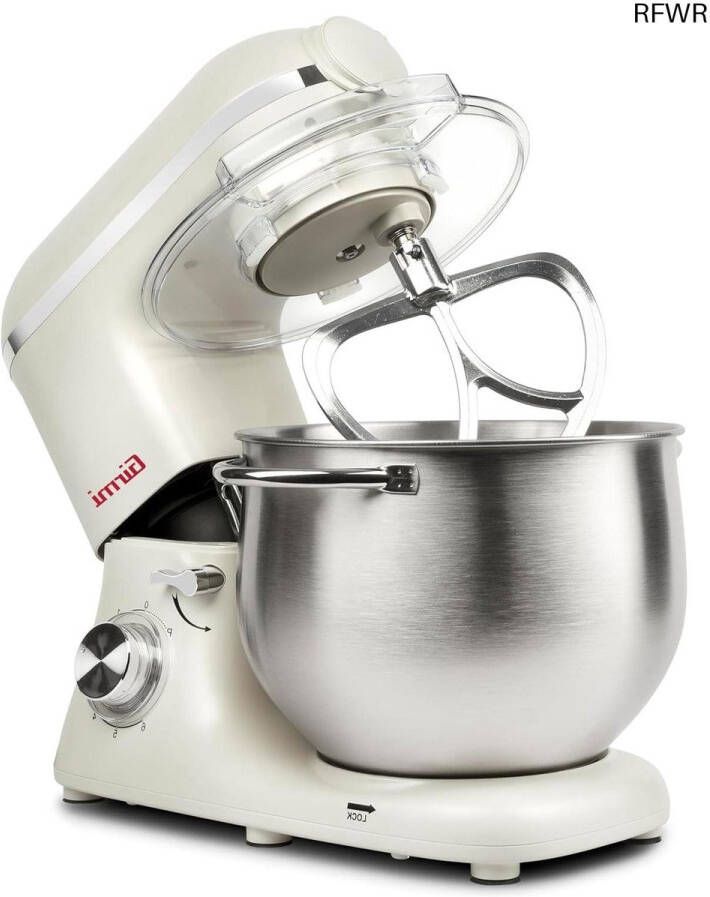 RFWR Kneedmachine 2200W met 8 liter RVS Container en 6 Snelheden