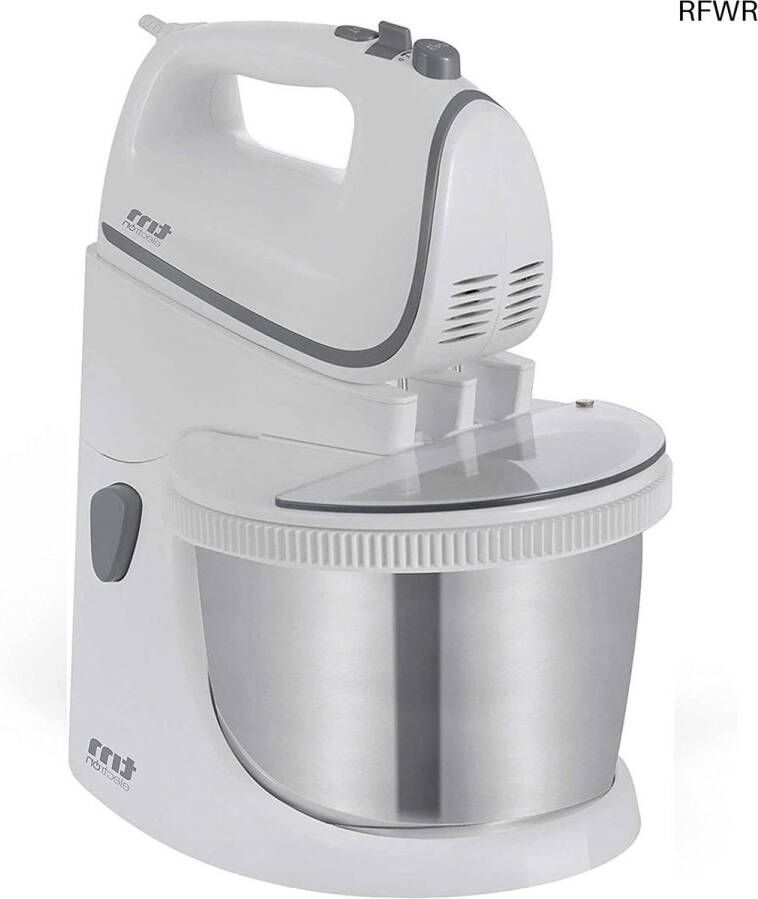 RFWR Kneedmachine 450 W met 2 5 L kom kneedhaak en garde – Ideaal voor bakken