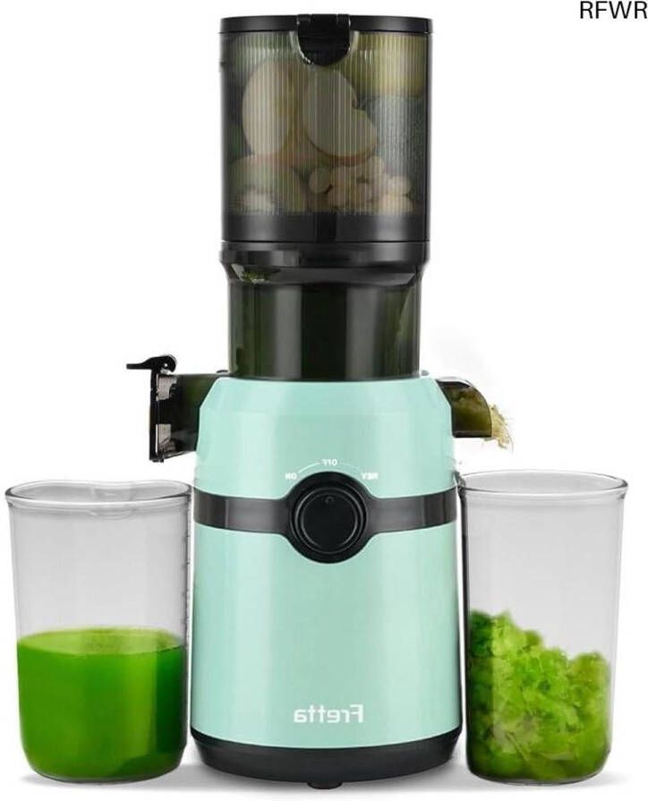 RFWR Koude Pers Sapcentrifuge met Grote Vulopening van 108 mm 1 L Capaciteit voor Heerlijke Sappen