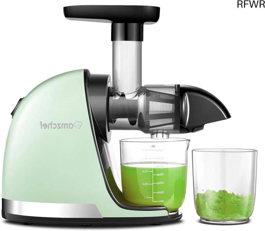 RFWR Koude Pers Slow Juicer Machine Elektrische Juicer voor Groenten en Fruit Hoge Sapextractie zonder Pulp Voor Gezonde Sapcreaties