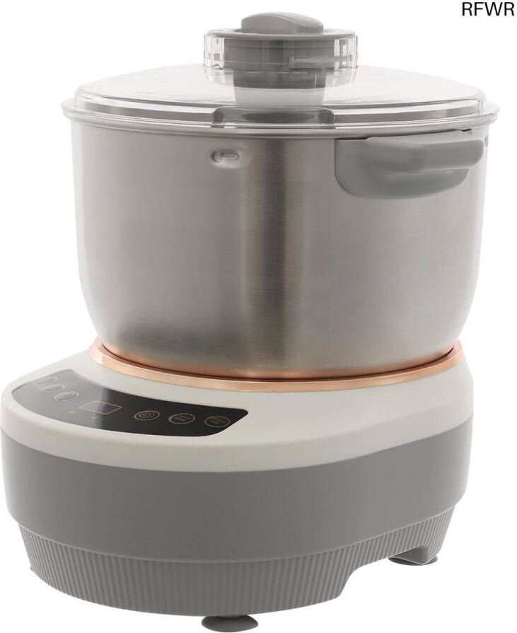 RFWR Krachtige Deegkneedmachine met Digitale Bediening 7L 250W Ideaal voor Brood Pizza en Cake
