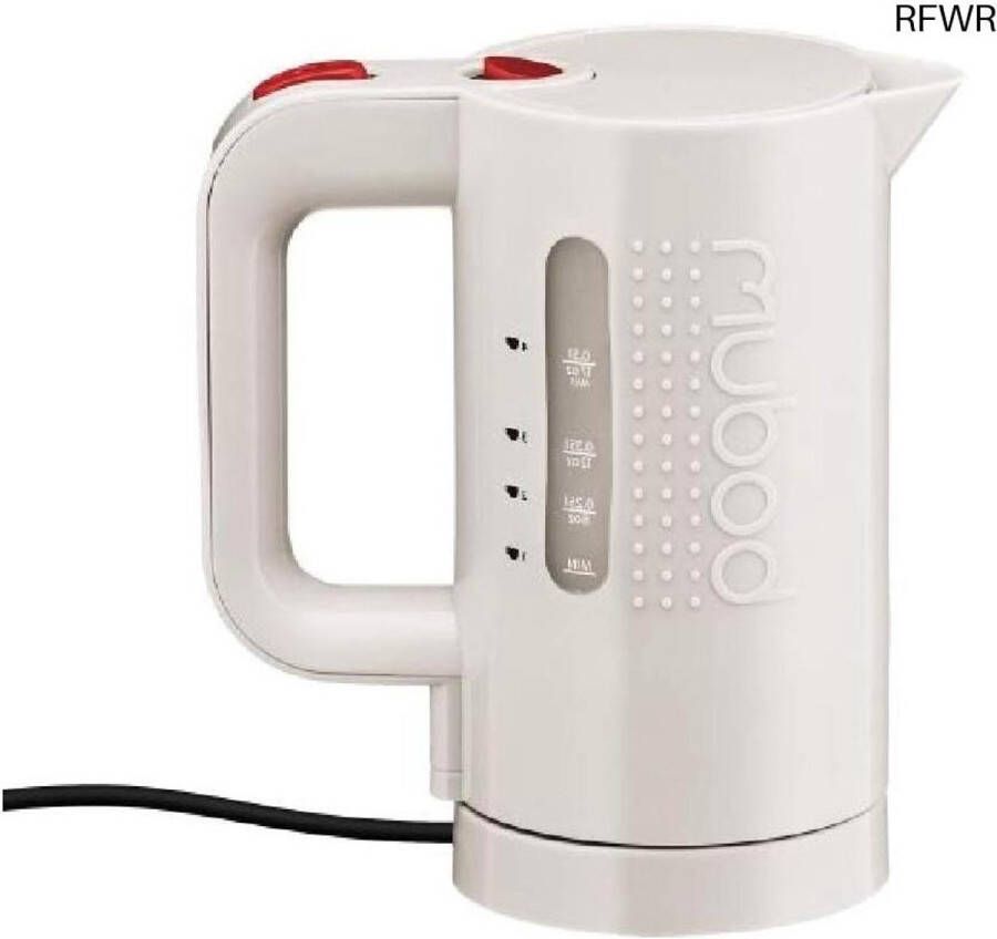 RFWR Krachtige elektrische waterkoker met automatische uitschakeling 0 5 liter crèmekleurig