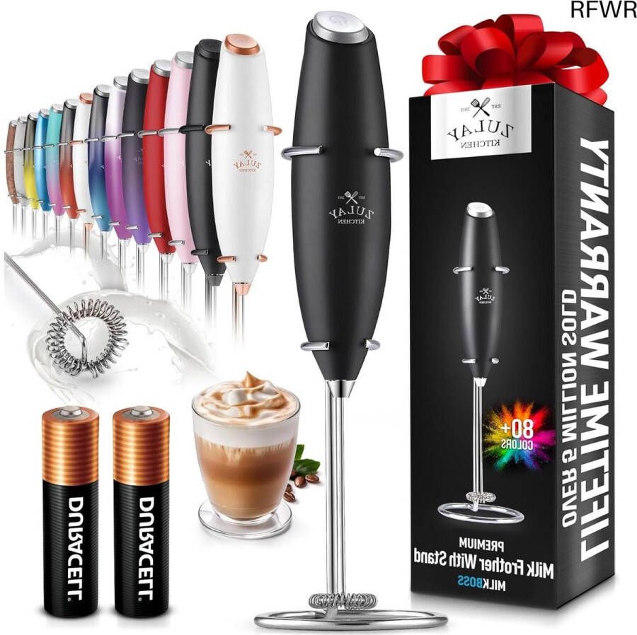 RFWR Krachtige melkopschuimer voor perfecte schuimkoffie en matcha