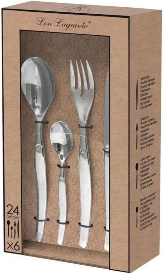 RFWR Luxe 24-delige bestekset voor 6 personen van hoogwaardig edelstaal