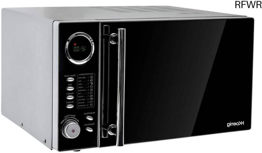 RFWR Magnetron en Grill 2-in-1 25L met Draaiplateau en LCD-display