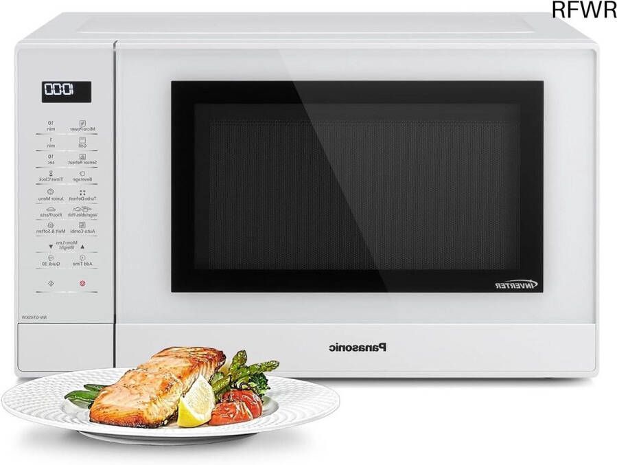 RFWR Magnetron met grill en draaiplateau van glas 31 liter 1000 W inverter-technologie