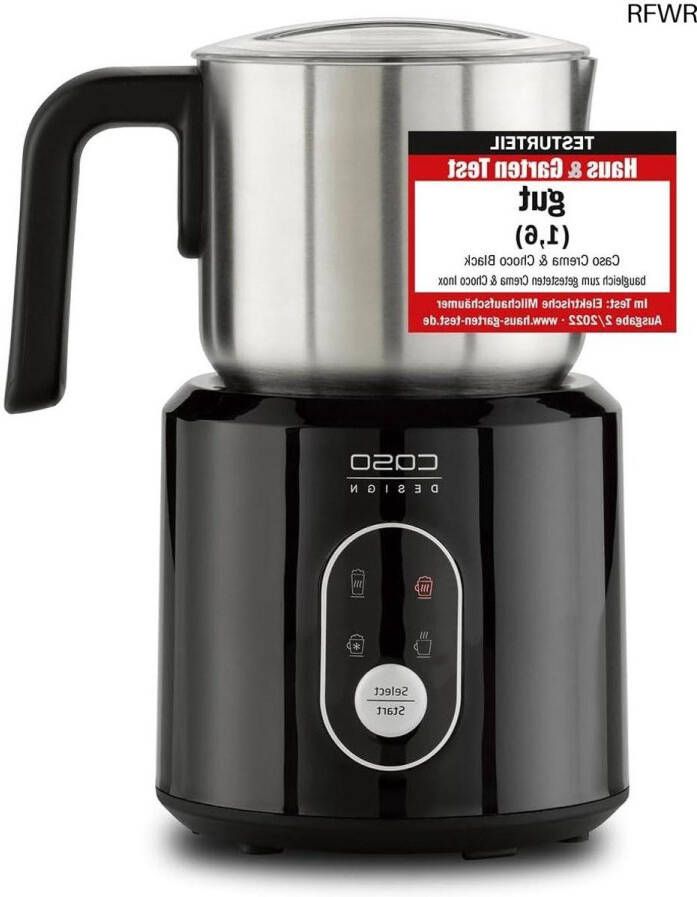 RFWR Melkopschuimer voor koemelk en plantaardige melk 350 ml roestvrijstaal