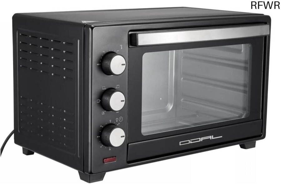 RFWR Mini-convectieoven 30L Elektrisch 1600W Multifunctionele Bakoven voor Aanrecht