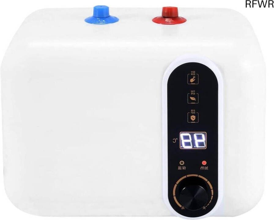 RFWR Mini doorstroomboiler 10 liter Elektronische keukenboiler met snelle verwarming en constante temperatuur