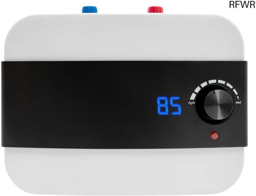 RFWR Mini Elektrische Doorstroomboiler 6 Liter 1500 W Modern Ontwerp met Instelbare Temperatuur