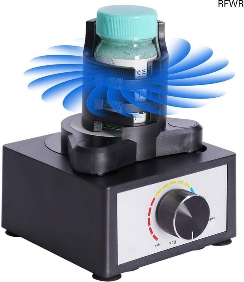 RFWR Mini Vortex Mixer Handfree Verfmixer met 3 Snelheden voor 10-100ml Capaciteit