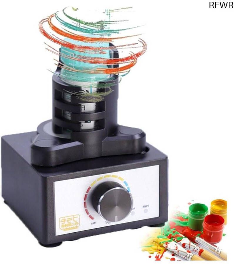 RFWR Mini Vortex Verfmixer voor DIY Toepassingen – 300-2400 RPM 10-100 ml Capaciteit 3 Snelheidsinstellingen