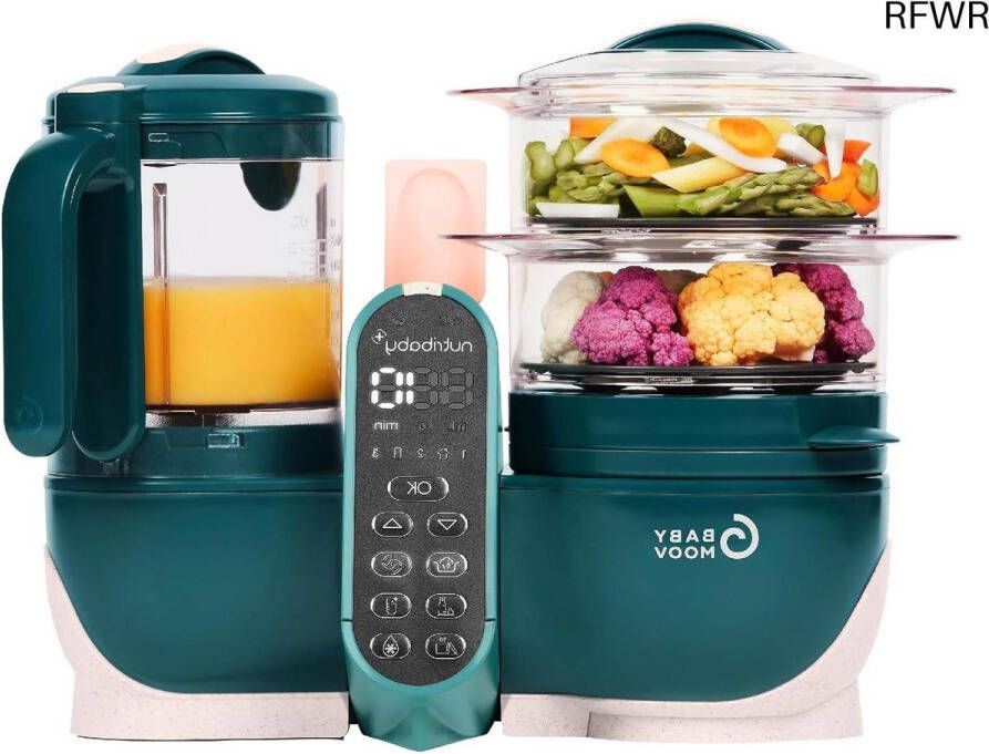 RFWR Multifunctionele 6-in-1 Foodprocessor voor Baby Stoomkoker Mixer en Meer Ideaal voor Batchcooking