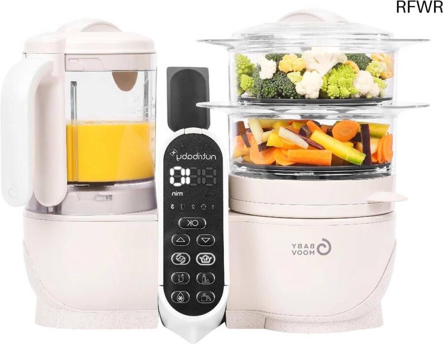 RFWR Multifunctionele 6-in-1 Keukenmachine voor Baby: Stomen Mixen Steriliseren en Meer