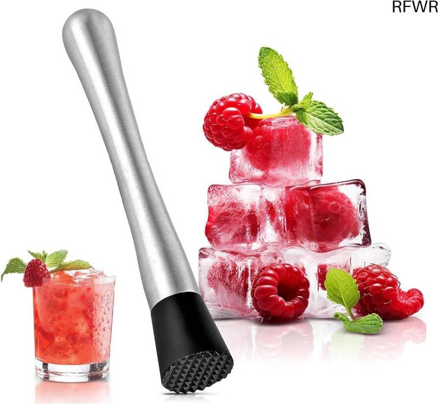 RFWR Multifunctionele mixer-stamper voor cocktails en dranken 20 cm