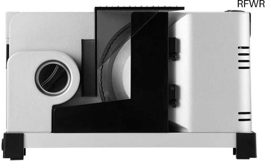 RFWR Opklapbare Elektrische Allessnijder & Broodsnijmachine Volledig Metaal met ECO-Motor