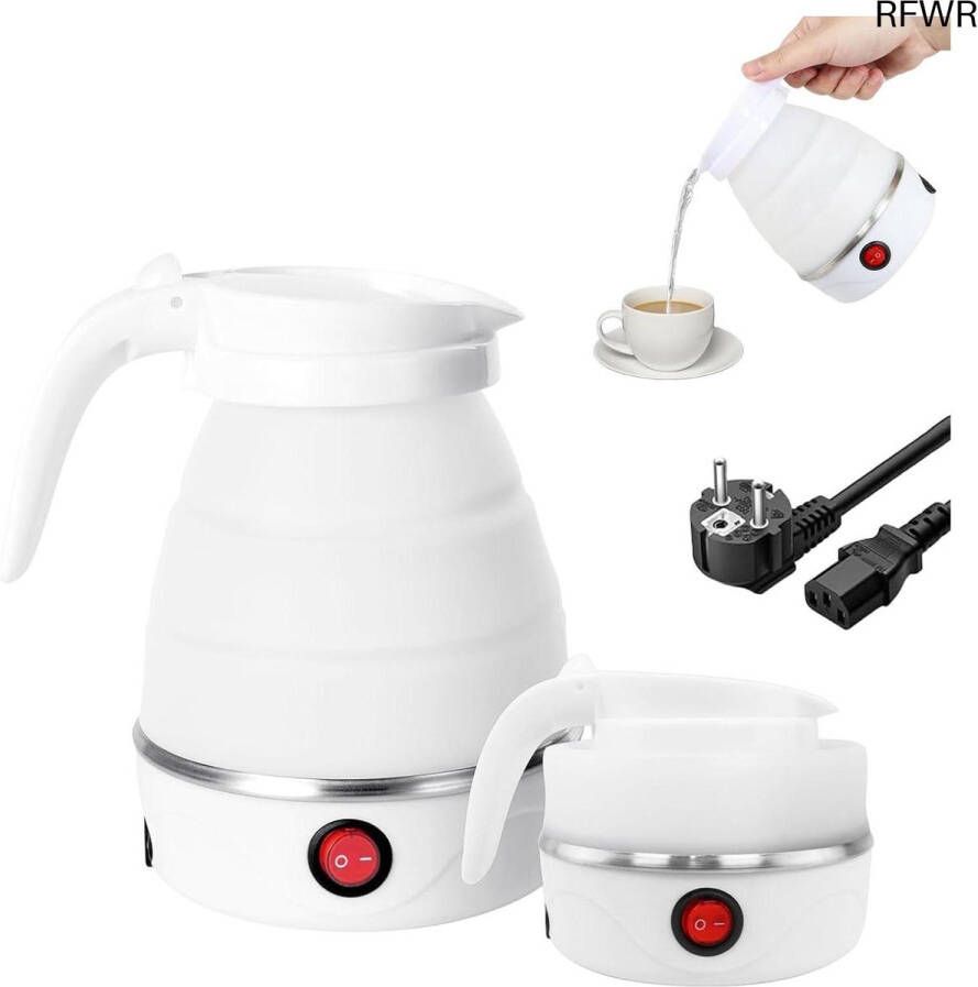 RFWR Opvouwbare elektronische waterkoker 0 6 l Draagbaar hittebestendig perfect voor outdoor en reizen