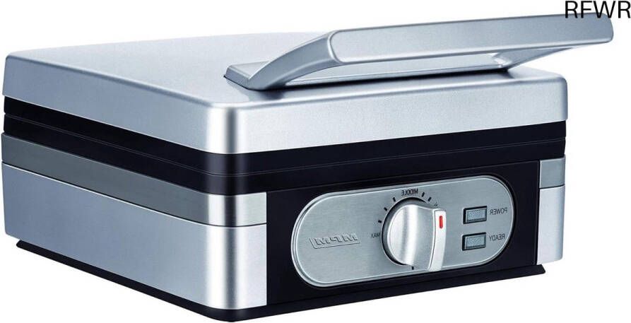 RFWR Professioneel Wafelijzer voor 2 Dikke Belgische Wafels met Temperatuurregeling