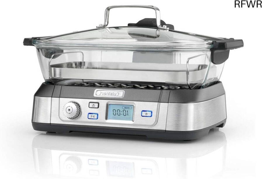 RFWR Professionele Glazen Stoomkoker 5 Liter 1800W Roestvrij Staal