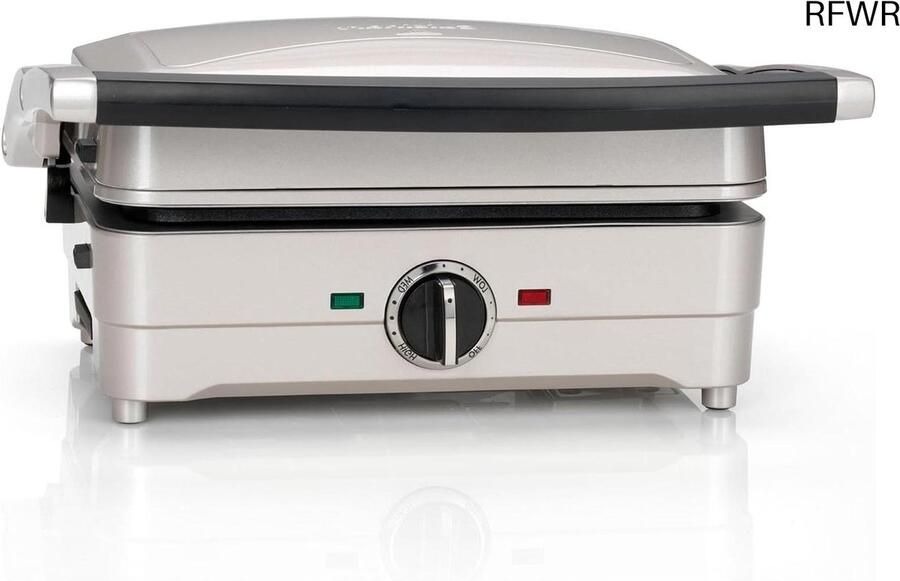 RFWR 2-in-1 Wafel- en Pannenkoekenmaker met Verwijderbare Borden