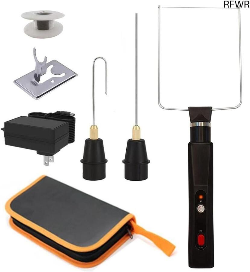 RFWR 3-in-1 Elektrische Piepschuimsnijder met 3 Messen en 10m Verwarmingsdraad