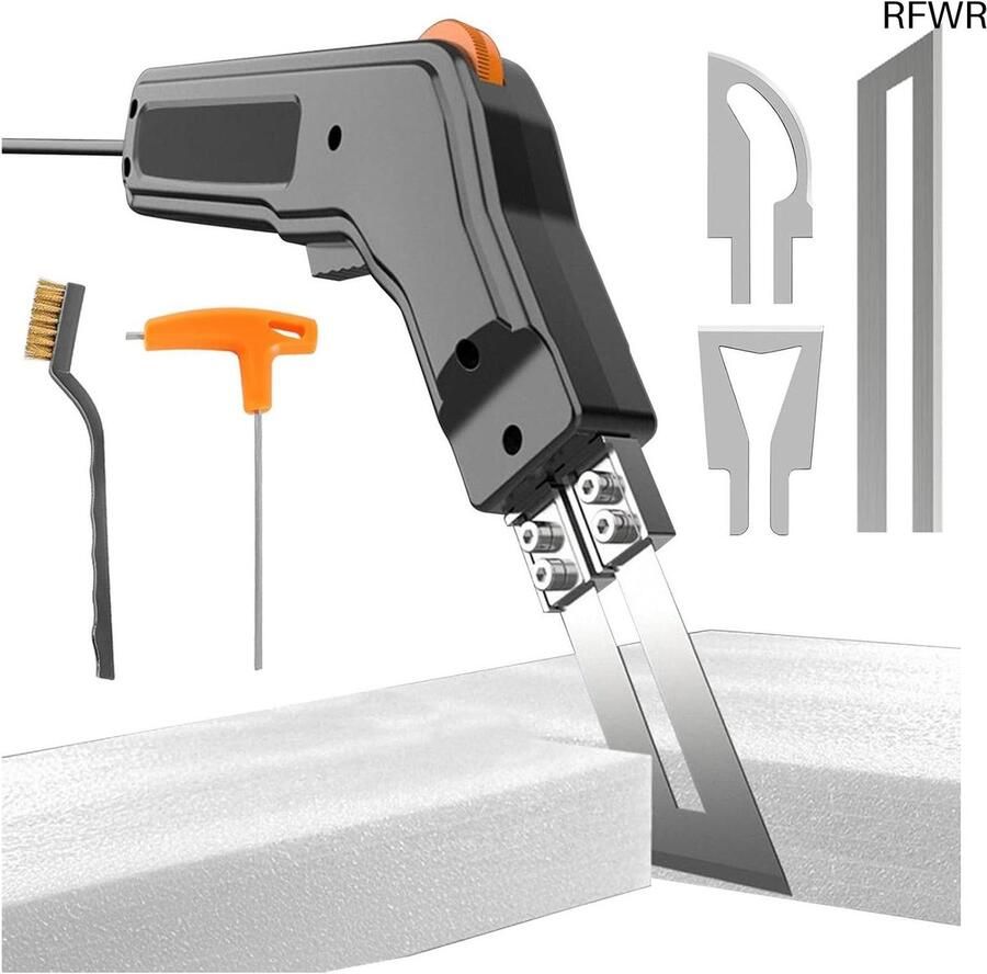 RFWR 300 W elektrische piepschuimsnijder met 3 messen – hete snijder tot 600 graden Celsius