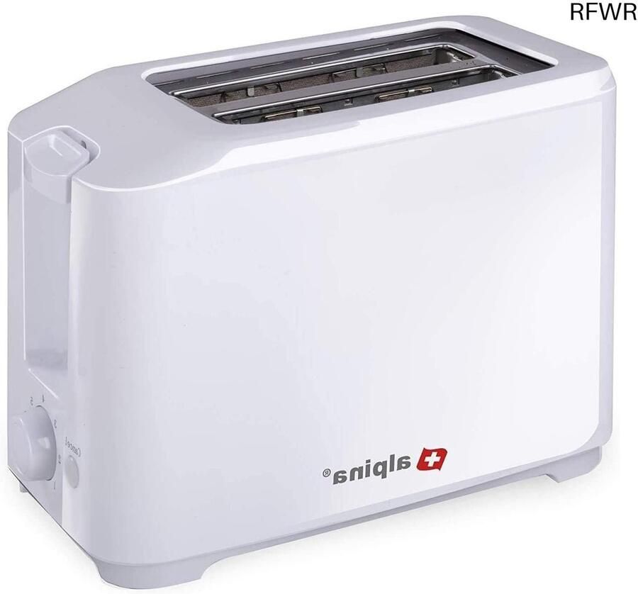 RFWR Broodrooster met 7 Bruiningsinstellingen 2 Sleuven en Kruimelvak 700 Watt Wit