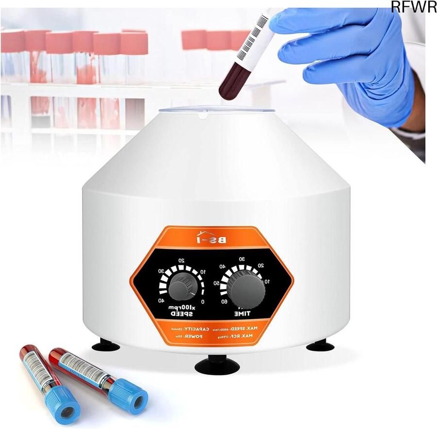 RFWR Centrifuge Machine voor Laboratoriumgebruik 6x20ml Snelheid tot 4000rpm