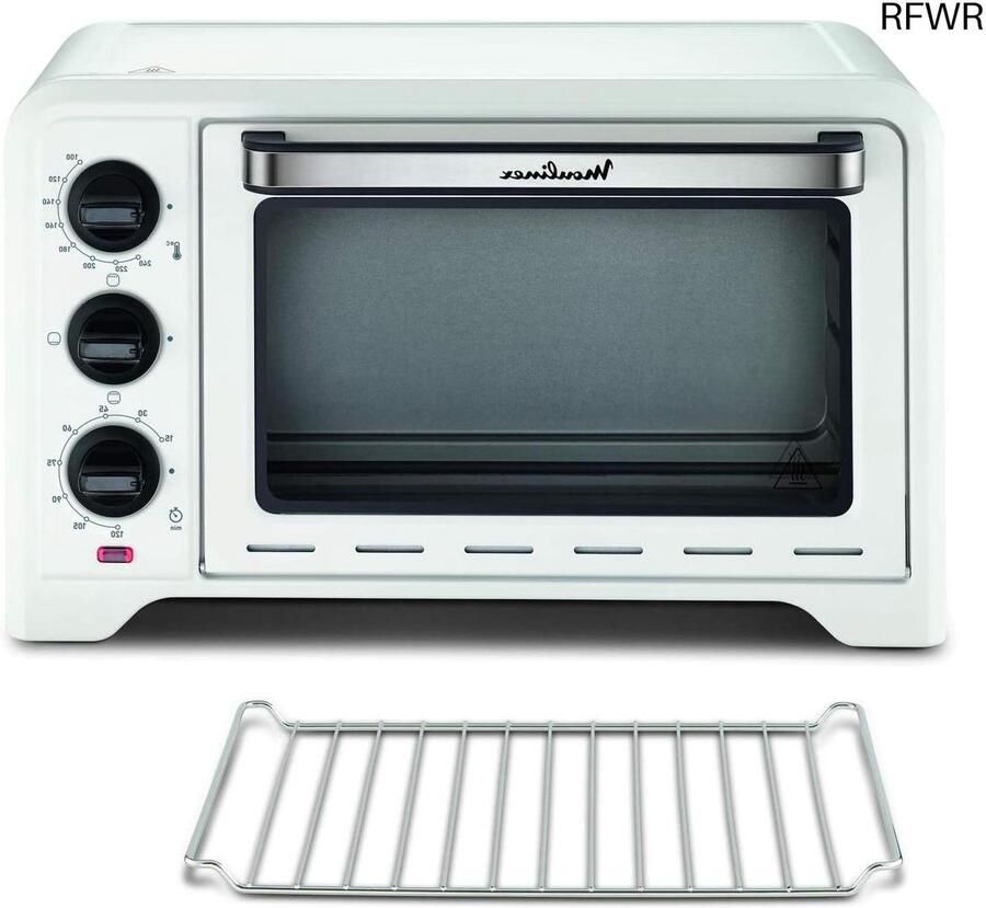 RFWR Compacte Oven 19L met 6 Kookmodi voor Brood Pizza en Taarten
