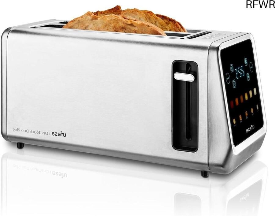 RFWR Digitale Broodrooster met LED-display en 6 Niveaus Geschikt voor Brood Bagels Muffins en Meer