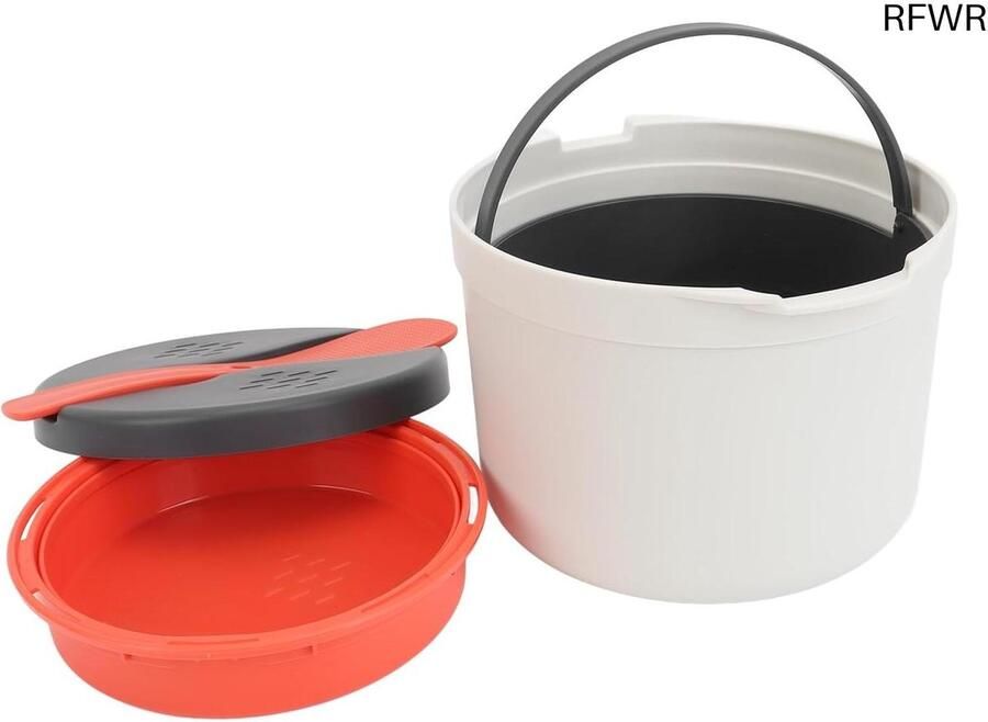 RFWR Draagbare Magnetron Rijst- en Groentekoker voor Snelle Maaltijden