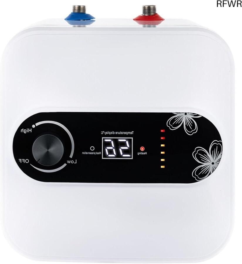 RFWR Drukvaste Ondertafelboiler 8 Liter Efficiënte Warmwateroplossing voor Keuken en Badkamer