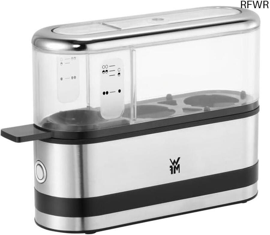 RFWR Eierkoker voor 2 eieren met ingebouwde maatbeker en akoestisch signaal 250 Watt