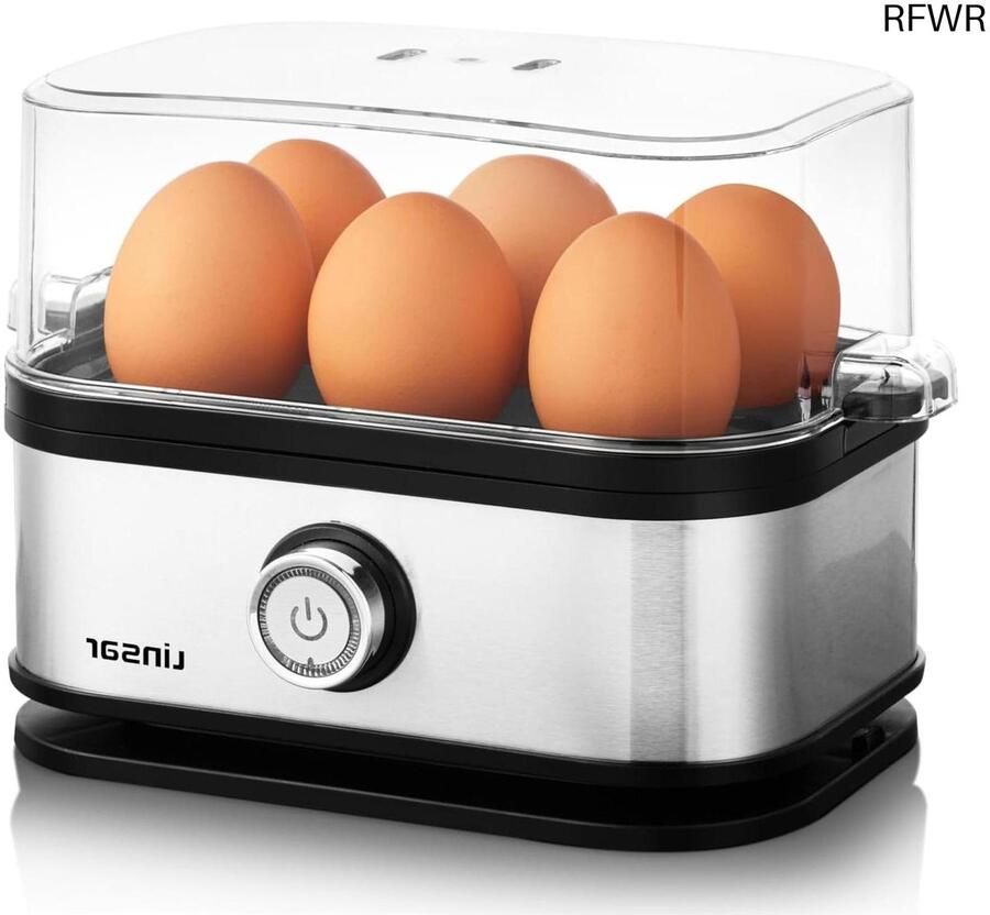 RFWR Eierkoker voor 7 Eieren met Ingebouwde Eierprikker