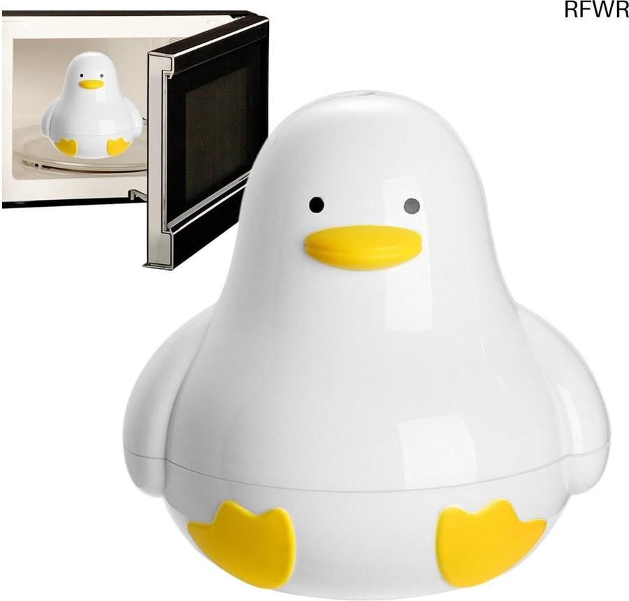 RFWR Eierkoker voor Magnetron Perfect Gekookte Eieren voor 4 Personen