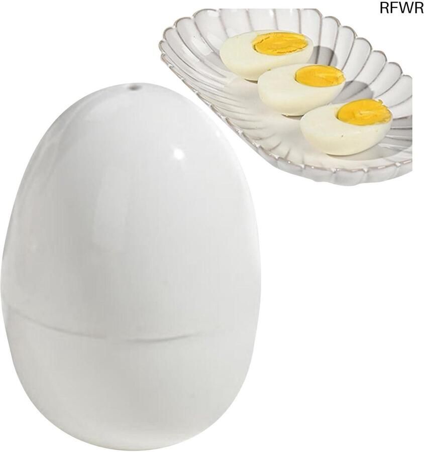 RFWR Eierkoker voor Magnetron Snelle en Eenvoudige Bereiding van Perfect Gekookte Eieren
