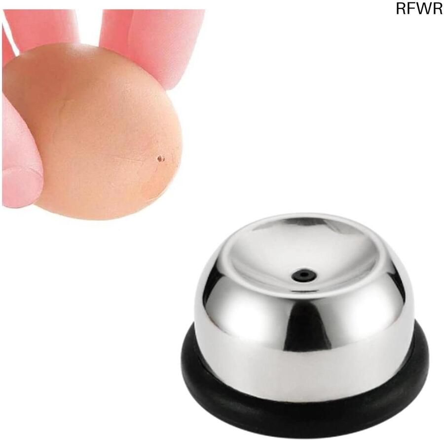 RFWR Eieropener voor Perfect Gekookte Eieren Roestvrijstalen Eierperforator