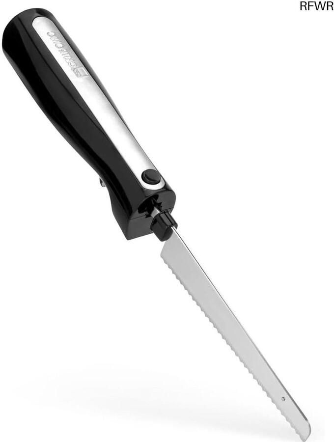 RFWR Elektrisch mes voor nauwkeurig snijden van voedsel inclusief bevroren voedsel 120W snijmachine met opbergdoos Geluids- en trillingsarm