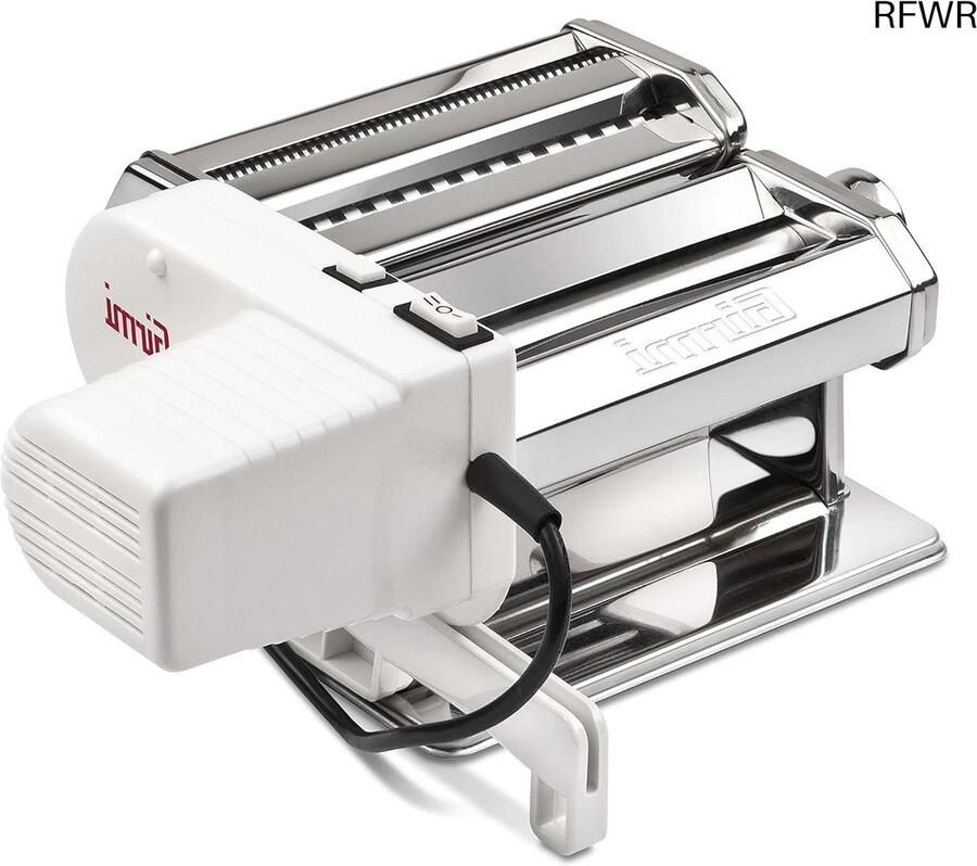 RFWR Elektrische pastamachine 90 W met 5 pastamaten en roestvrijstalen constructie