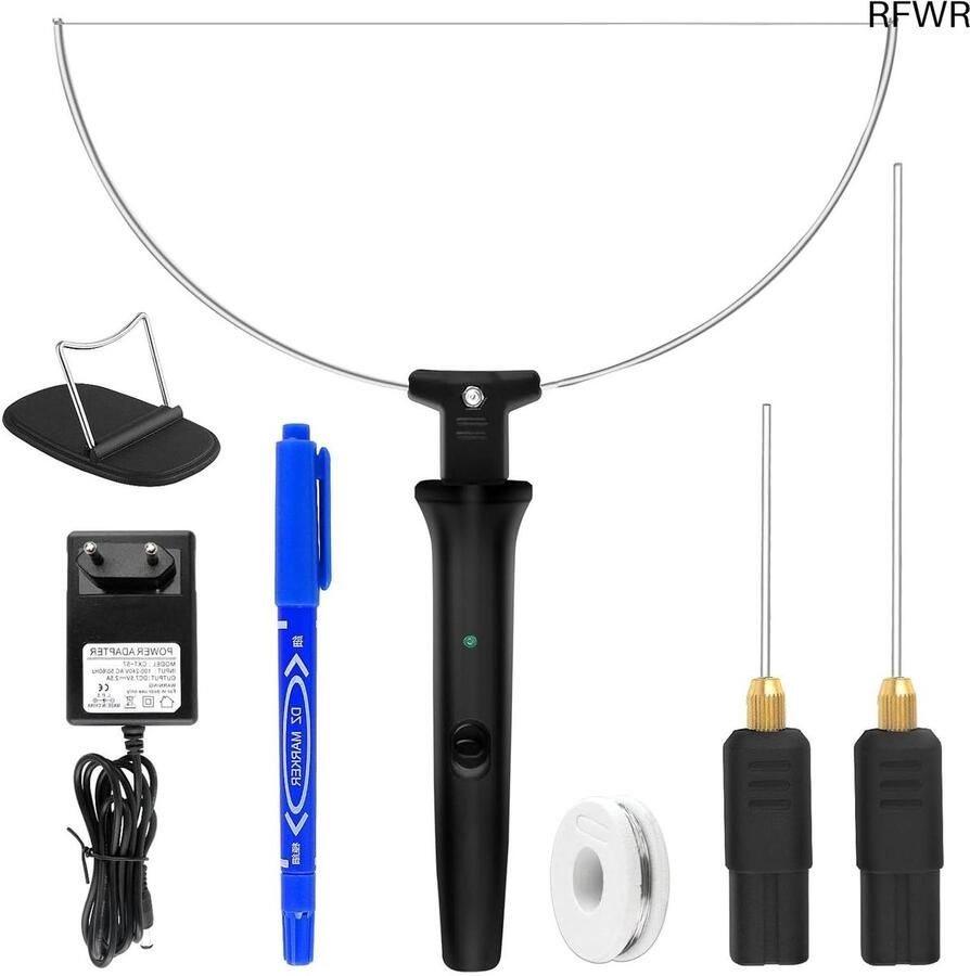 RFWR Elektrische schuimsnijder 3-in-1 piepschuimsnijder met geschakelde voeding